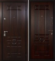 Металлическая дверь МДФ + МДФ №112 в квартиру